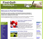 Find Golf Holidays